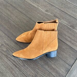 Marc Fisher LTD Camel Suede Ankle Boots